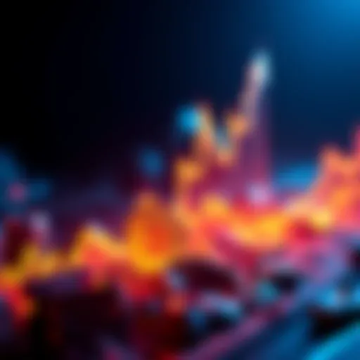 Bitcoin graph showing a significant increase, symbolizing rise during USA-Iran tensions