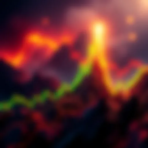 A graphic showing Bitcoin's price chart with a sharp upward spike, indicating a surge driven by a single buyer, set against a backdrop of rising trading activity.