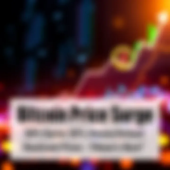 A visual representation of Bitcoin trading 30% above its realized price with upward trending graphs and charts.