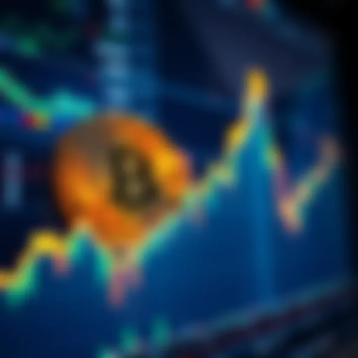 A graphic representation of Bitcoin's value rising by 3%, showing an upward trend on a price chart.