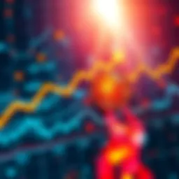 Bitcoin price surge Graph showing Bitcoin price rising past $73,000 with upward trend arrows