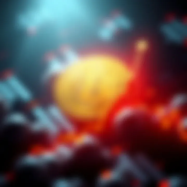 Bitcoin logo with a rising graph indicating a potential price increase to $75,000