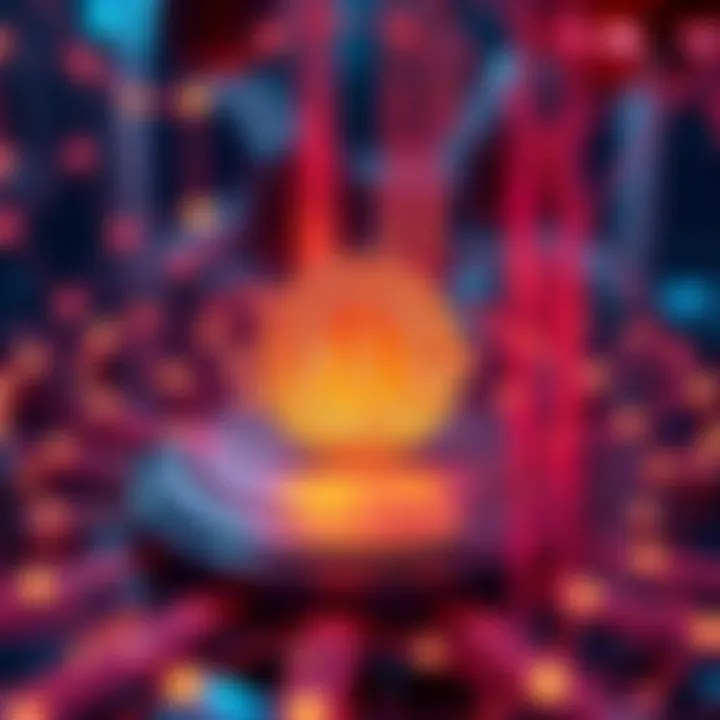 A digital representation of Bitcoin's quantum resistance showing advanced security layers protecting the cryptocurrency from quantum threats.