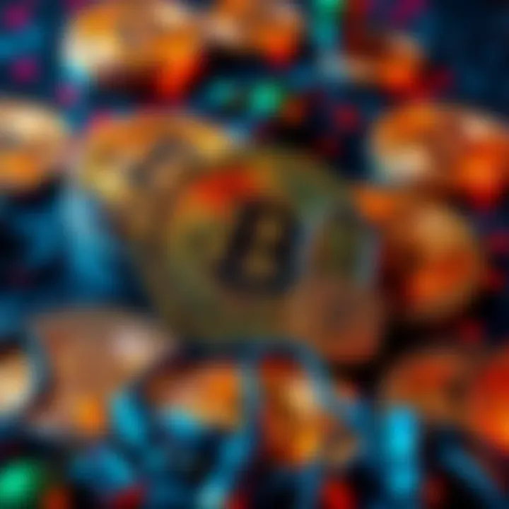 A visual representation of Bitcoin coins under threat from quantum computing, with a lock symbol implying security concerns over Satoshi's dormant wallets.