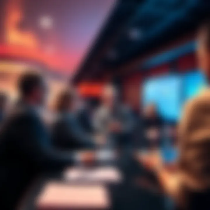 People engaged in a discussion about Bitcoin during Mentor Monday event