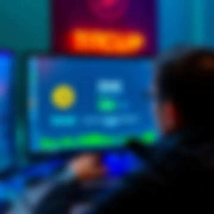 A person looking at a computer screen displaying a Wasabi wallet with recovery seed words, appearing concerned about their empty bitcoin balance.
