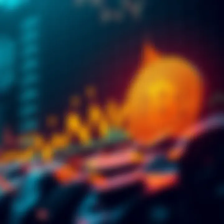 Bitcoin recovery trend A chart showing Bitcoin's gradual rise followed by drops at higher price points, indicating a potential recovery trend.