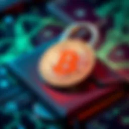 A digital representation of Bitcoin, featuring a secure lock symbol overlaid on a cryptocurrency wallet, illustrating the integrity of Bitcoin despite recent concerns.