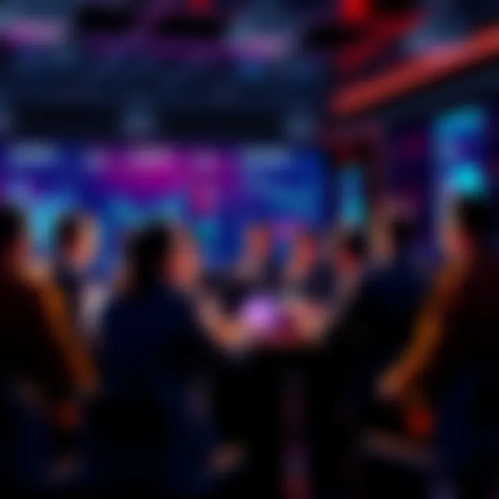 A group of people engaging in a serious discussion about Bitcoin security measures with charts and digital screens in the background.