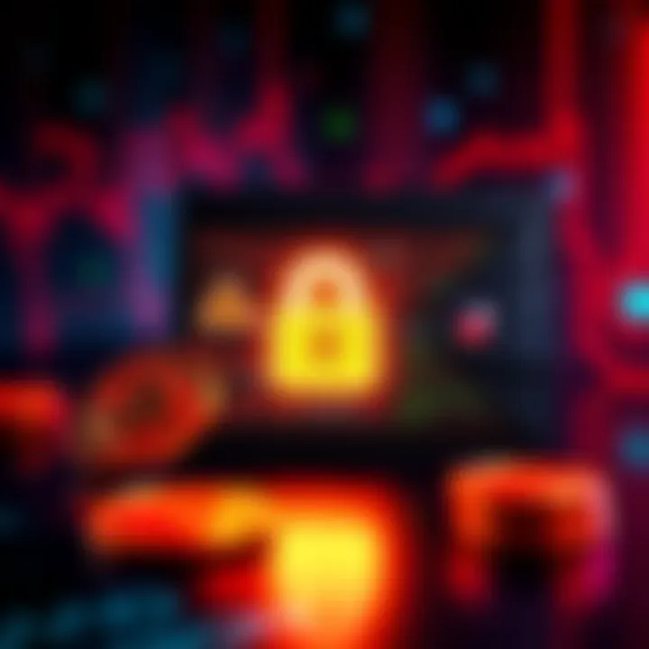 Bitcoin Security Flaw A digital wallet showing a security warning and Bitcoin symbols to highlight a recent security breach