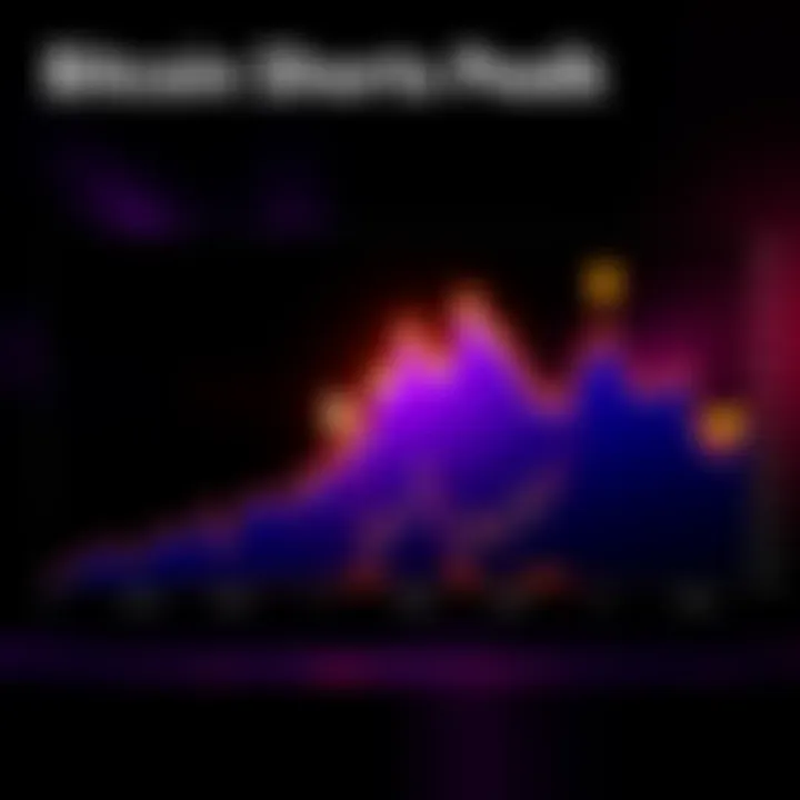 Chart showing spike in Bitcoin shorts with arrows indicating past surges