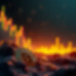 A visual representation of Bitcoin's value chart indicating little or no movement, symbolizing investor frustration