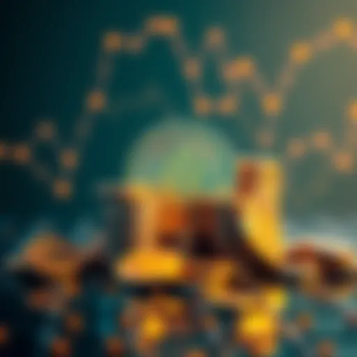 A visual representation of Bitcoin staking, showcasing BTC being locked on the main chain with yields illustrated as stacks of coins, symbolizing economic security and innovation in crypto.