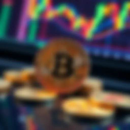 A graphic showing Bitcoin coins and a stock chart representing STRC investments, highlighting the borrowing concept.