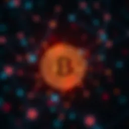A glowing Bitcoin symbol surrounded by a digital network, illustrating its decentralized nature and potential impact on finance.
