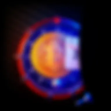 A visual representation of a bitcoin symbol surrounded by a locked safe and a calendar marking 20 years ahead, illustrating the concept of time locking bitcoin.