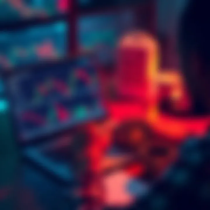 A person analyzing Bitcoin price charts on a laptop, with a notepad and coffee beside them, focused on making investment decisions during a market dip.