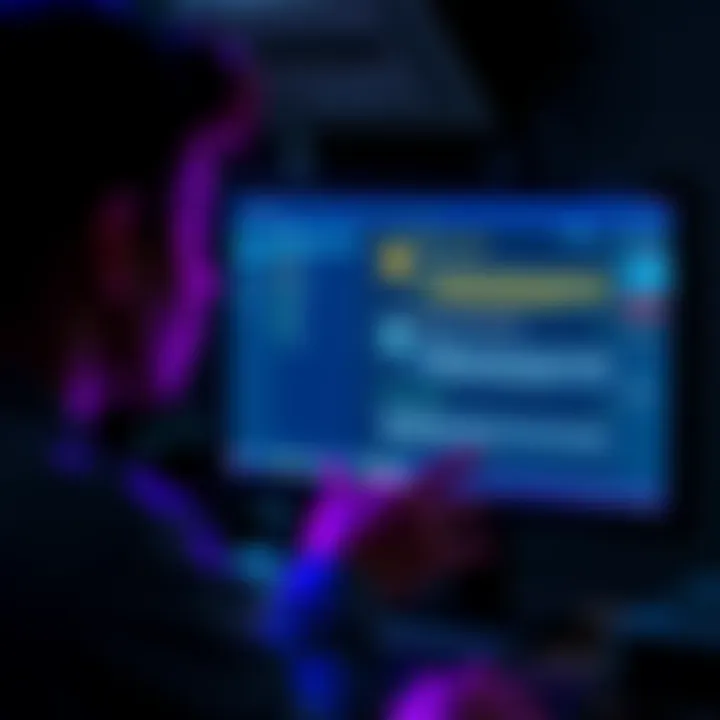 A person looking at a computer screen showing error messages related to Bitcoin transfers to a Kraken wallet