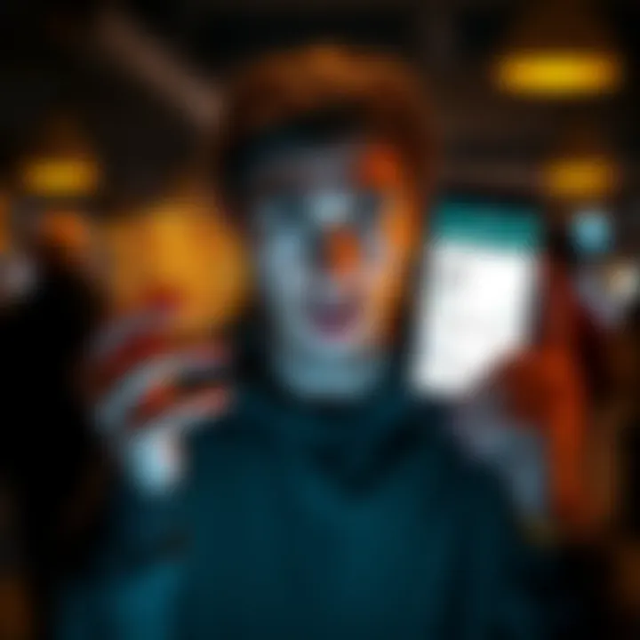 Bitcoin Transfer Request A person looking worried while holding a smartphone with Bitcoin information, seeking urgent help for a $35 transfer.