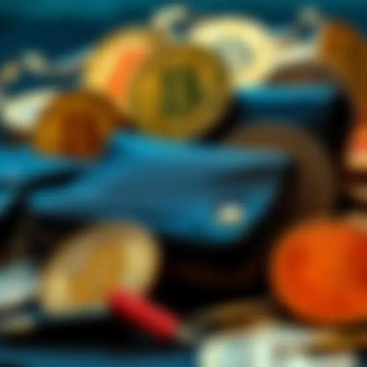 A graphic showing various Bitcoin wallets representing everyday fans and their investment amounts.