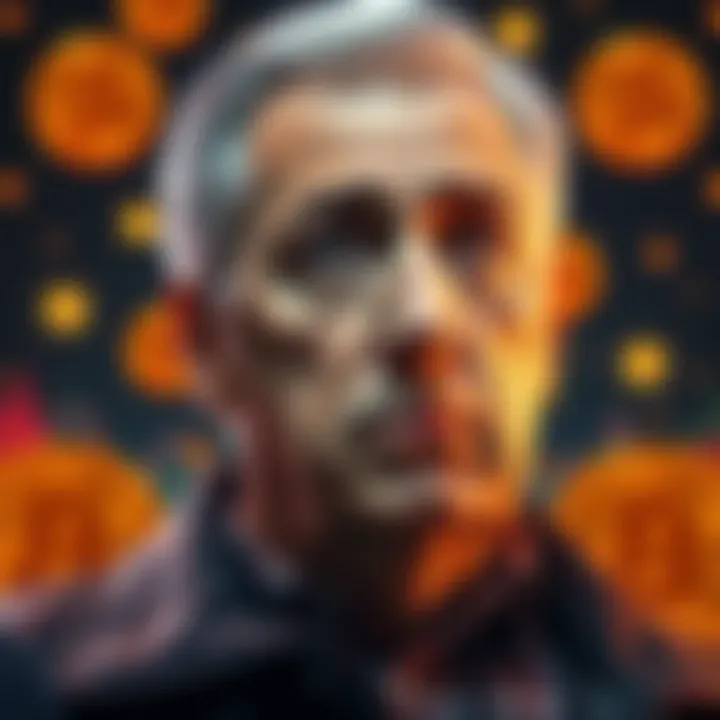 Bitcoin Warning Peter Schiff warns about potential disaster in Bitcoin holdings, featuring a visual of a person looking concerned with Bitcoin symbols in the background.