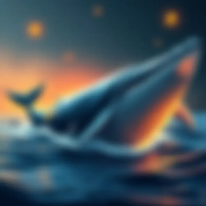 Large Bitcoin whales are seen buying Bitcoin, showing signs of confidence during uncertain economic times.