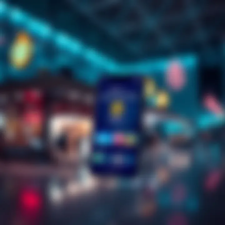 Screenshot of the BitMart App showing the new features and BitMart Mall