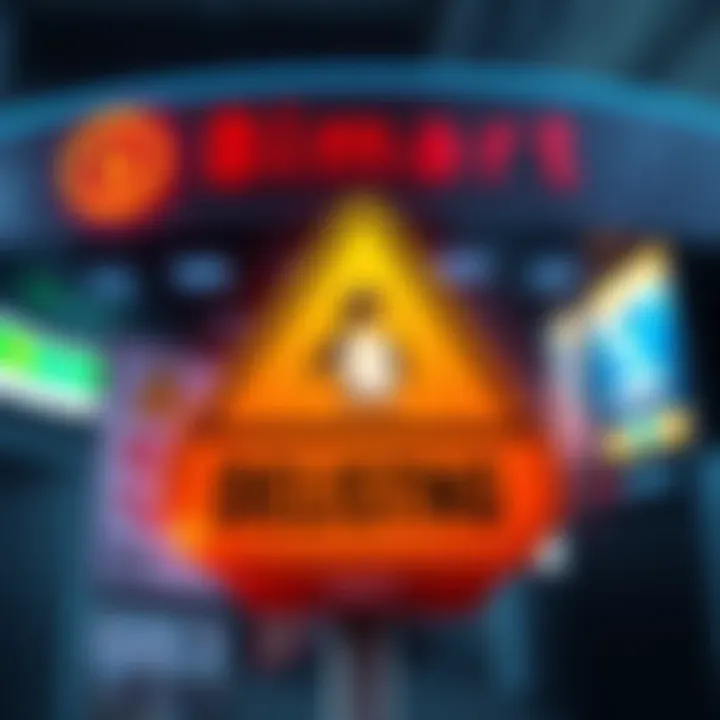 BitMart Delisting Announcement Graphic showing BitMart's announcement about the delisting of BIBI, PENGUIN, $ELON, and other tokens with a warning sign.