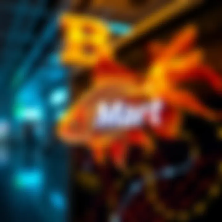 Graphic showing BitMart exchange logo with Goldfish Gold (GGBR) announcement