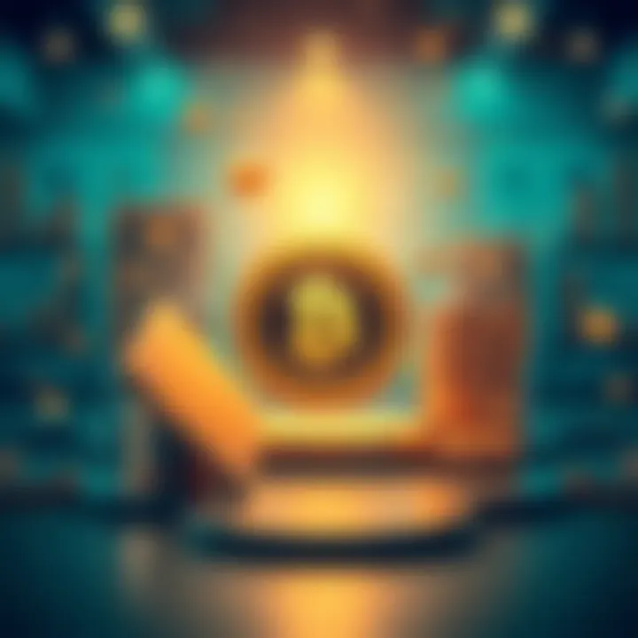 A graphic showing BitMart's IPOPrime feature with symbols of private equity and investments, highlighting real equity backing and no lock-up period.