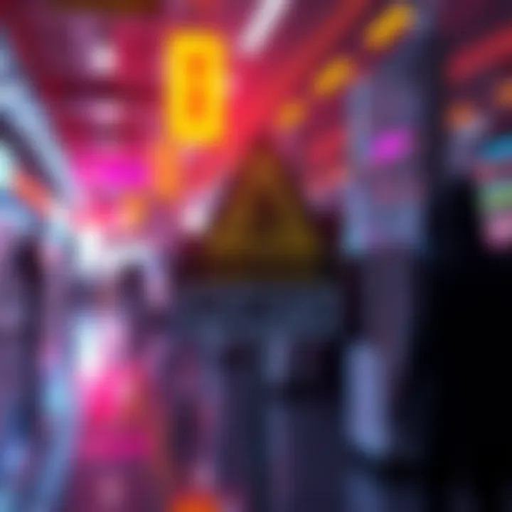 Announcement of temporary halt in PORT3 trading on BitMart platform with caution sign