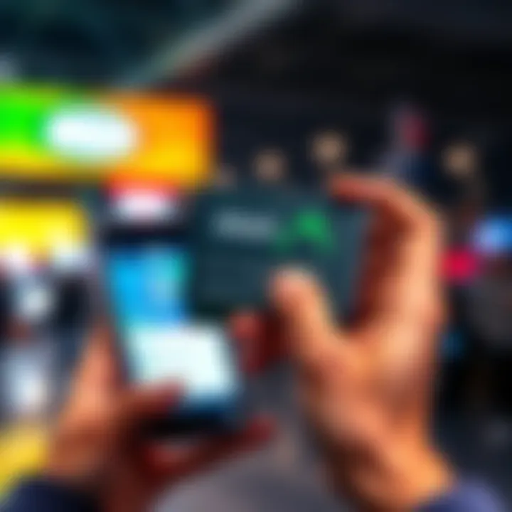 A person holding a BitMart Wallet Prepaid Card with a digital wallet app displayed on a smartphone