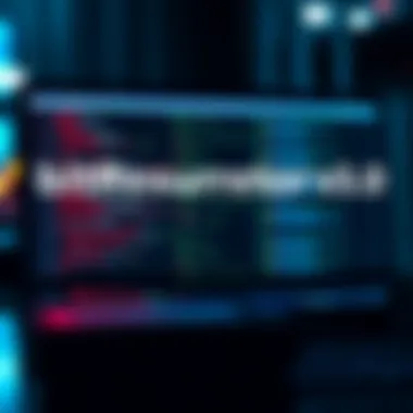 A computer screen showing the bitResurrector v3.0 tool scanning the Bitcoin blockchain, with lines of code and digital wallet icons visible.