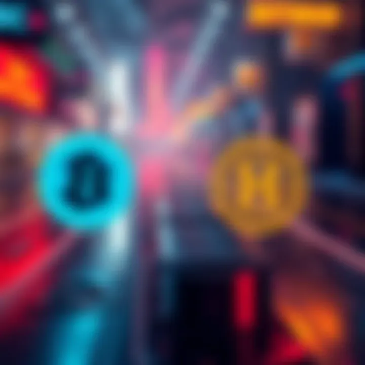 Bitwave and Hashgraph logos with USDC and HBAR symbols representing their payment integration
