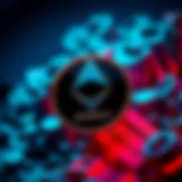 BlackRock logo with Ethereum symbol, representing the company's push into blockchain investments