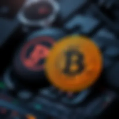 BlackRock logo next to a Bitcoin symbol, indicating a large sale in cryptocurrency