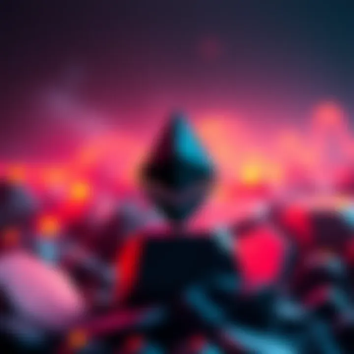 BlackRock logo with Ethereum symbol representing investment