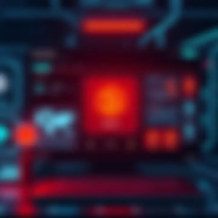 A user-friendly interface showcasing various modules of a blockchain builder for easy implementation.