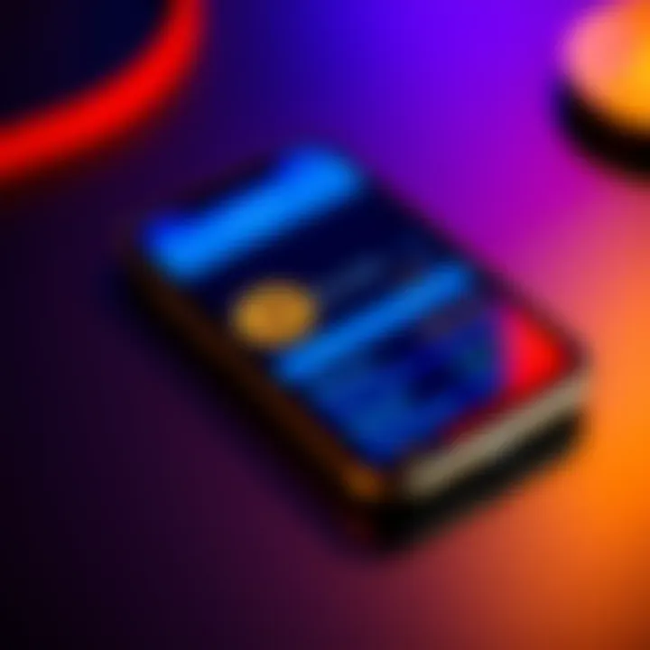 Blue Wallet on a smartphone A close-up of a smartphone displaying the Blue Wallet app interface with Bitcoin balances visible.