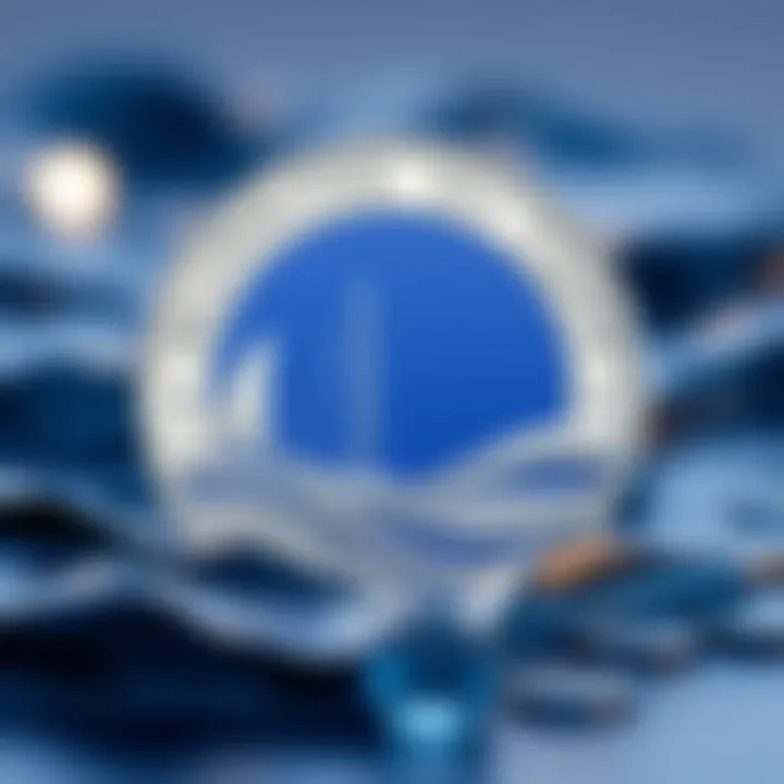 Bluenose 10 Cent Coin Design The 2021 Bluenose 10 cent coin showcasing two shades of blue in the water design, highlighting its 100th anniversary.