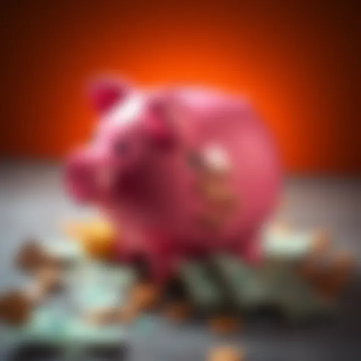 BonkDAO governance failure A graphic showing a broken piggy bank with money spilling out, symbolizing a financial loss due to governance issues at BonkDAO.