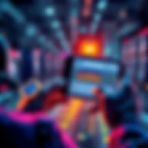 A person using a smartphone showing the Pi Network app, looking at mining stats and strategies to increase efficiency.