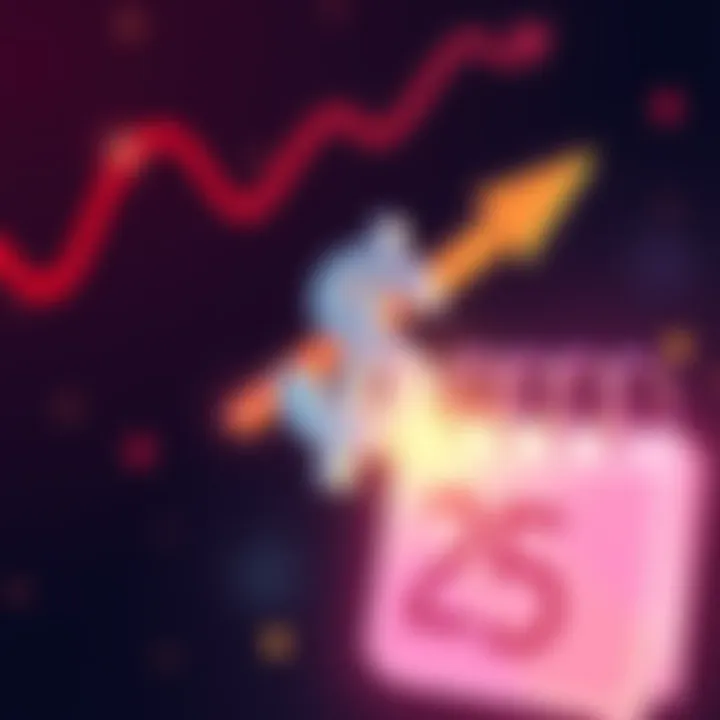 A graphic showing a dollar sign with growing arrows, symbolizing increased APY for USDC, along with a calendar marking June 25th
