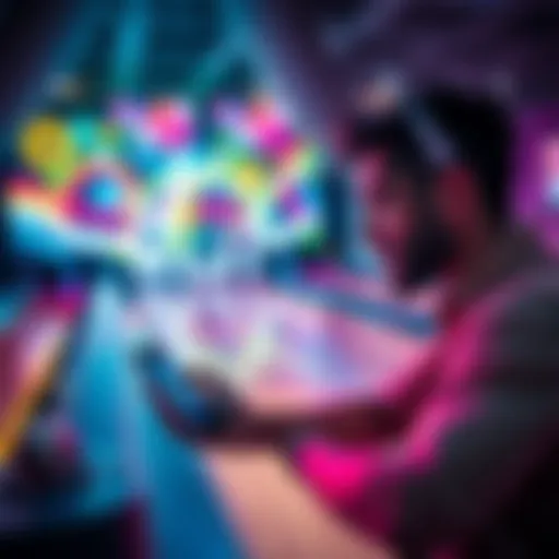 A player frustrated while trying to connect to a bowling game, showing a smartphone with a loading screen