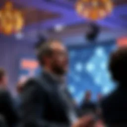 Brad Garlinghouse discussing XRP's growth potential at a conference