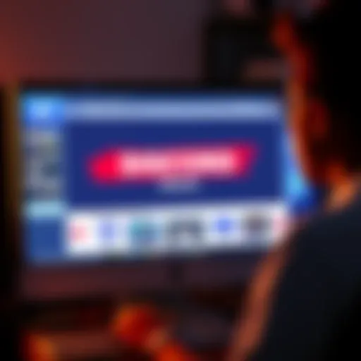 A computer screen showing a broken Discord invite message with frustration visible on a person's face.
