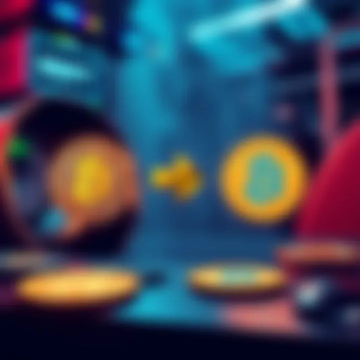 Swapping BTC for USDT A visual representation of a cryptocurrency exchange showcasing BTC being swapped for USDT, symbolizing decentralized transactions.