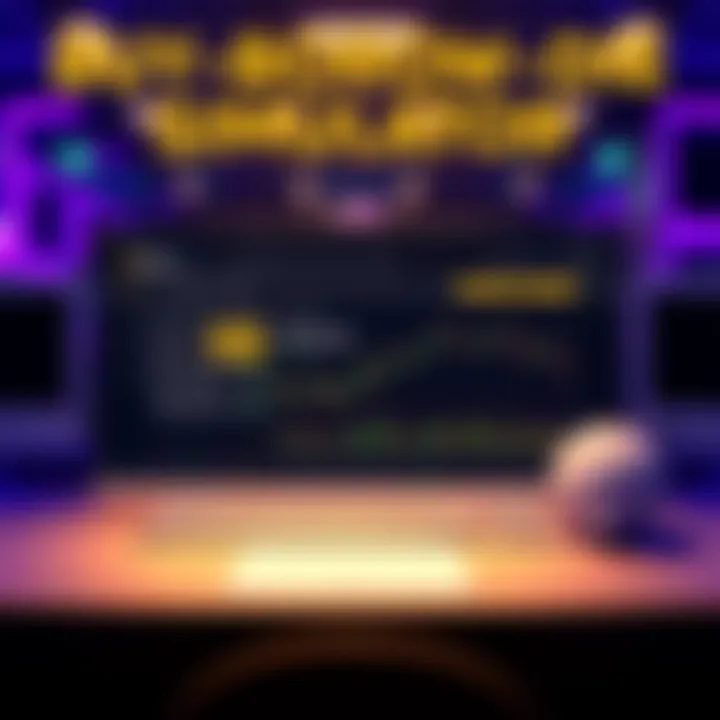 A graphic showing the interface of a Bitcoin simulator tool with charts and options for 'Buy-Borrow-Die' strategy.