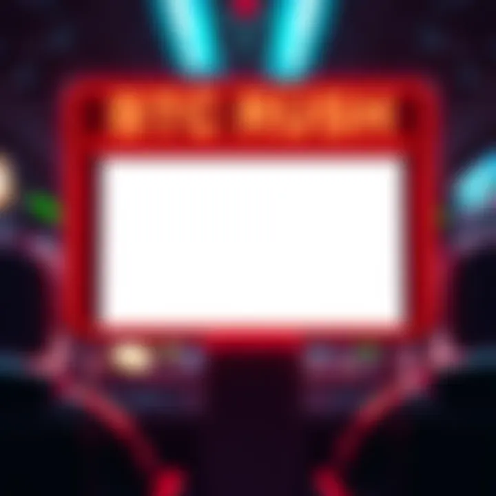 A blank screen on the BTC Rush Telegram game, showing no access options or information, indicating a possible scam.