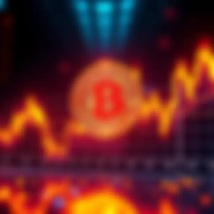 A chart showing the Sharpe Ratio movements of Bitcoin over time, highlighting volatility during market changes.